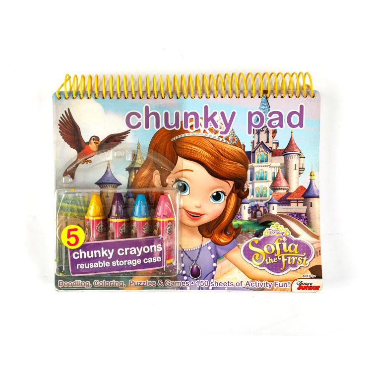 Sketch Book - ชุดหนังสือเกลียวพร้อมดินสอสี Chunky