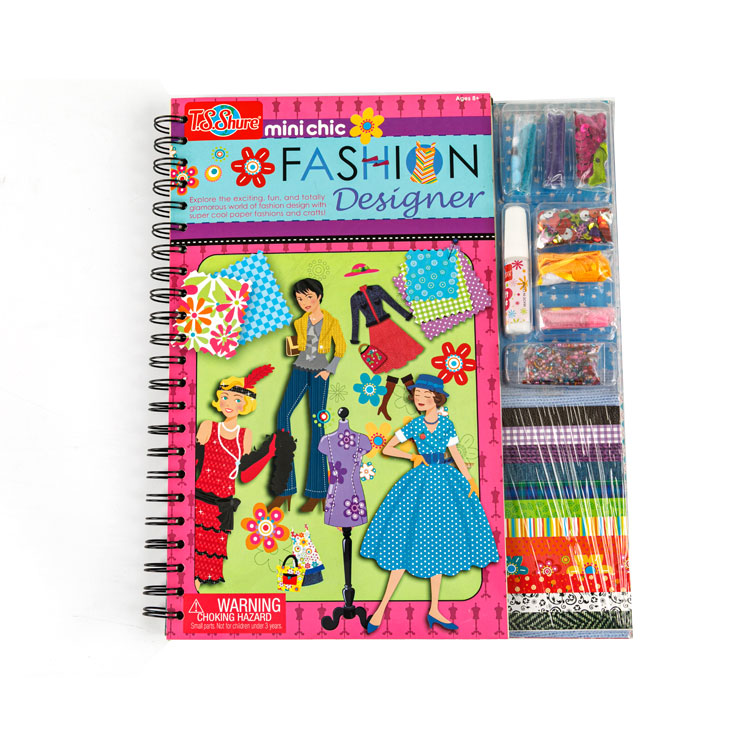 Sketch Book-Top Spiral Book ชุดของเล่น Fshion